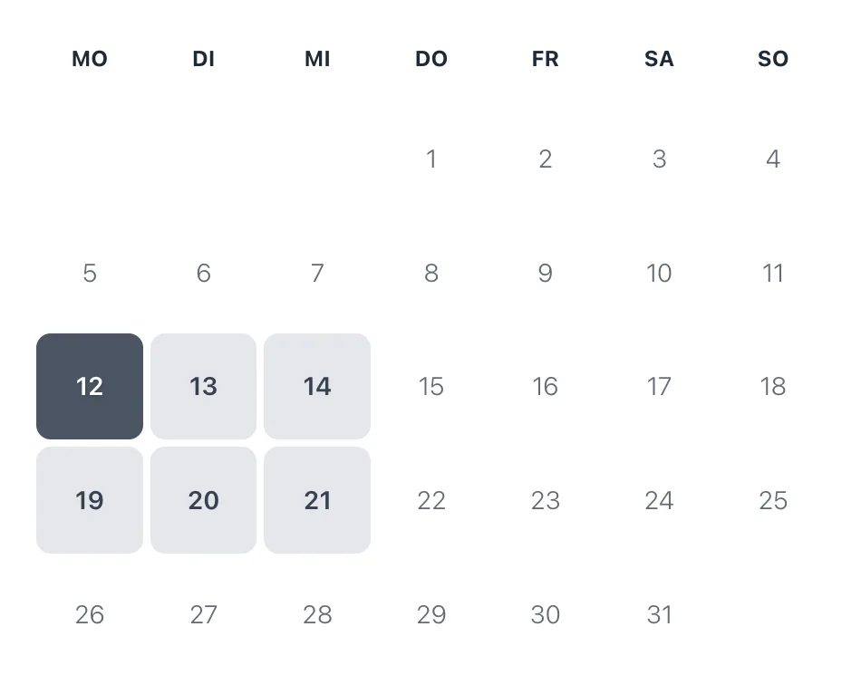 Booking Calendar Booking Calendar